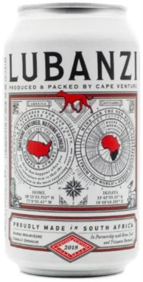 Lubanzi Red Blend - 355ml Can