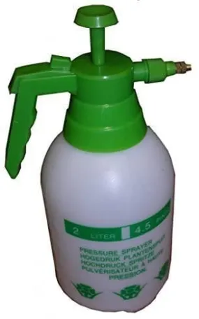 2L PRESSURE SPRAYER SPRAY BOTTLE 2 LITRE WATER WATERING SPRAYING PUMP MIST