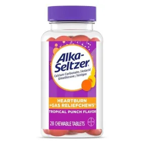 Alka-Seltzer Heartburn Relief   Gas ReliefChews Tablets - 28 Count