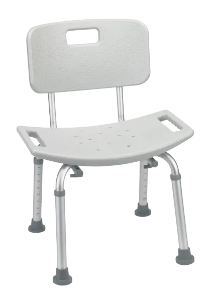 Aluminum Shower Chair with Backrest