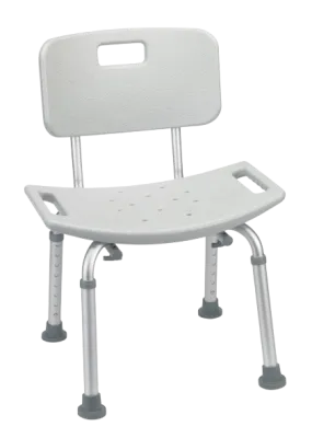 Aluminum Shower Chair with Backrest