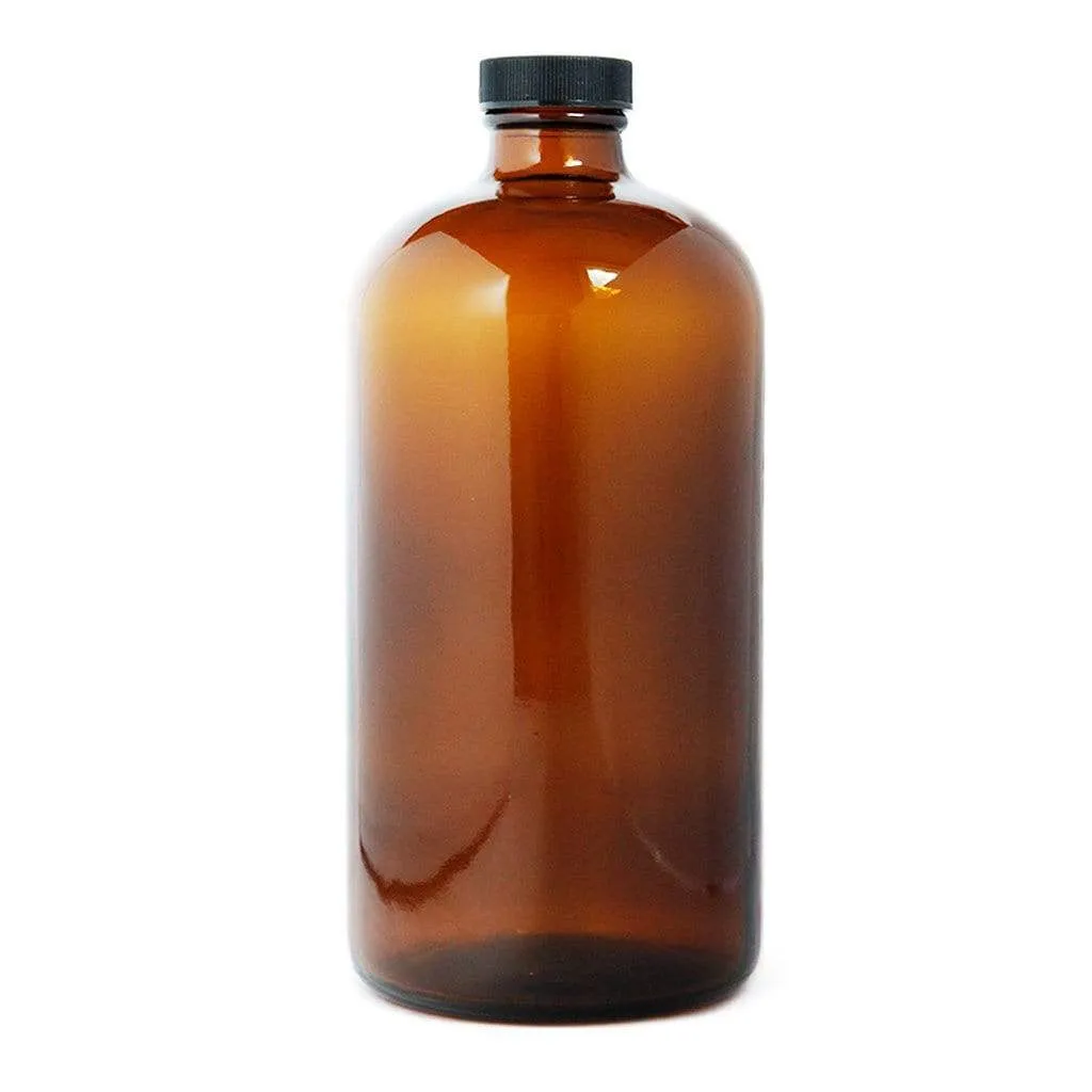 Amber Glass Bottle, 32 oz