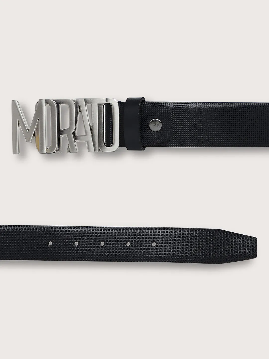 Antony Morato Men Push Pin Leather Belt