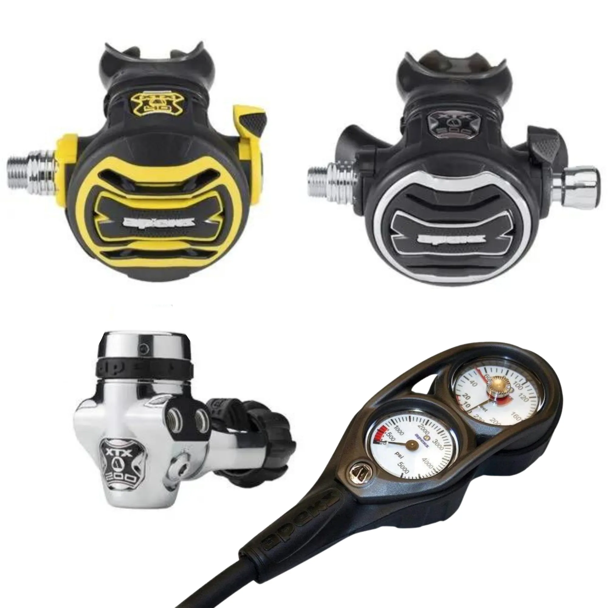 Apeks XTX200 & XTX40 Stage 4 Regulator Set