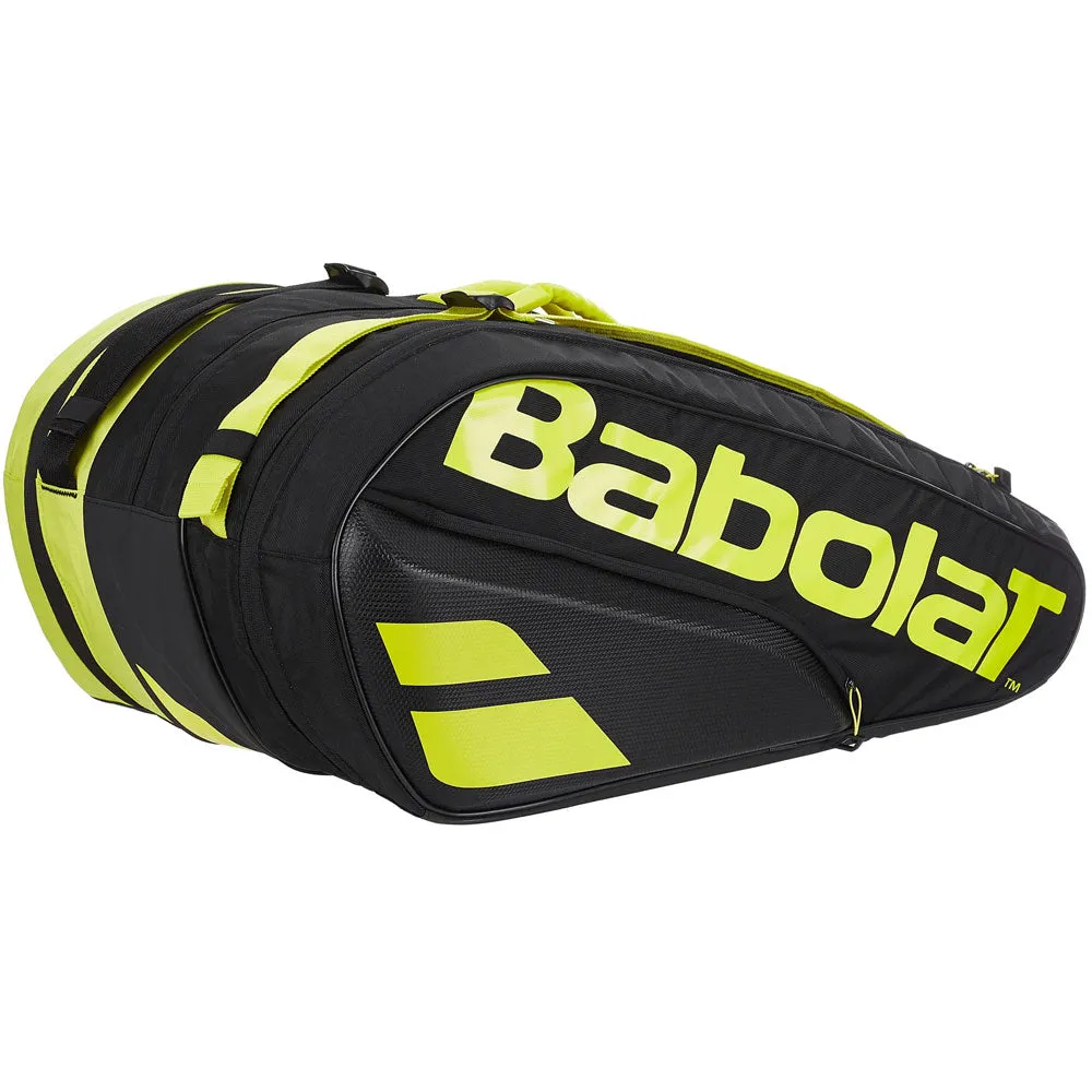 Babolat RHX6 Pure Aero Tennis Kitbag - Black/Yellow