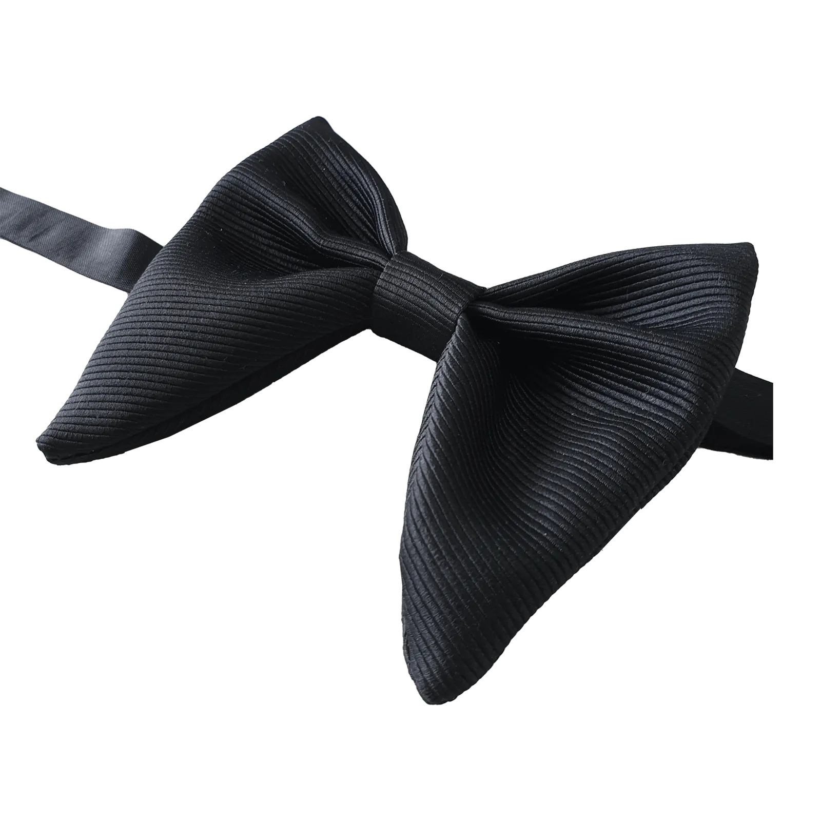 Black Grosgrain Bow Tie