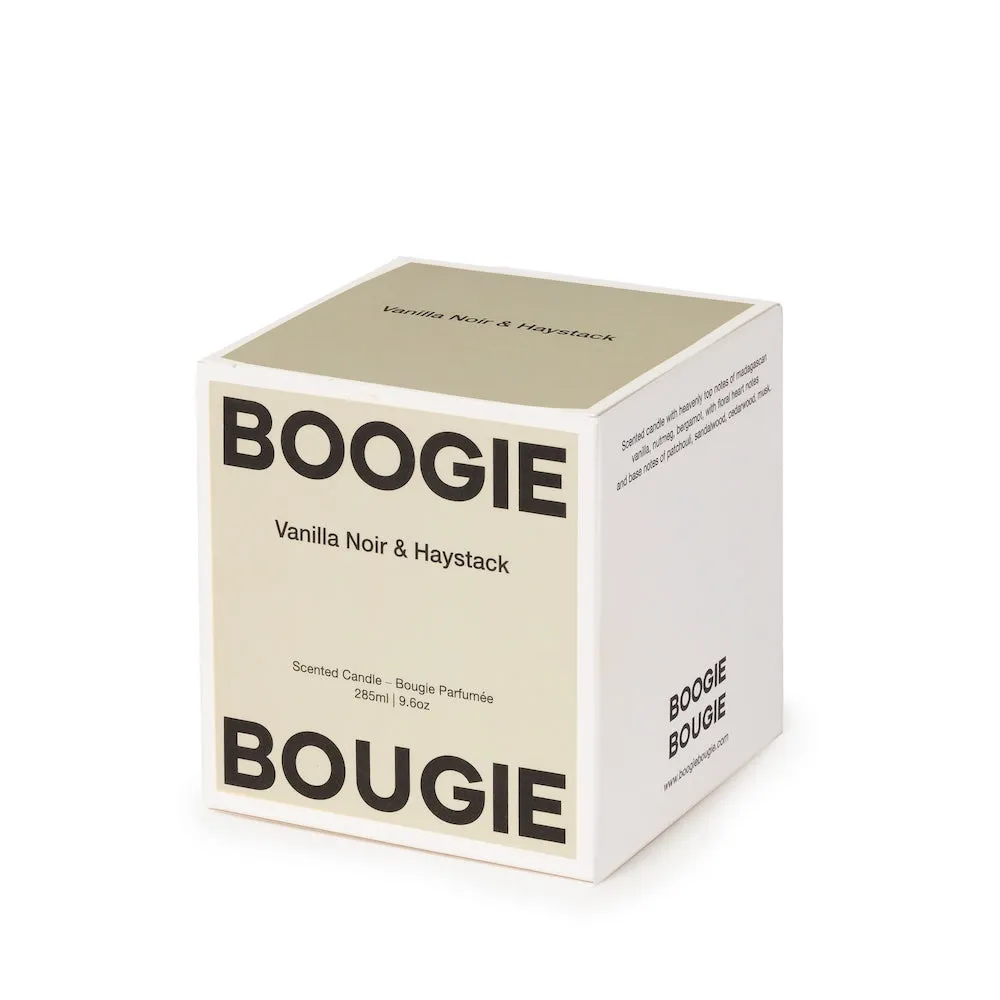 BOOGIE BOUGIE Vanilla noir & haystack candle