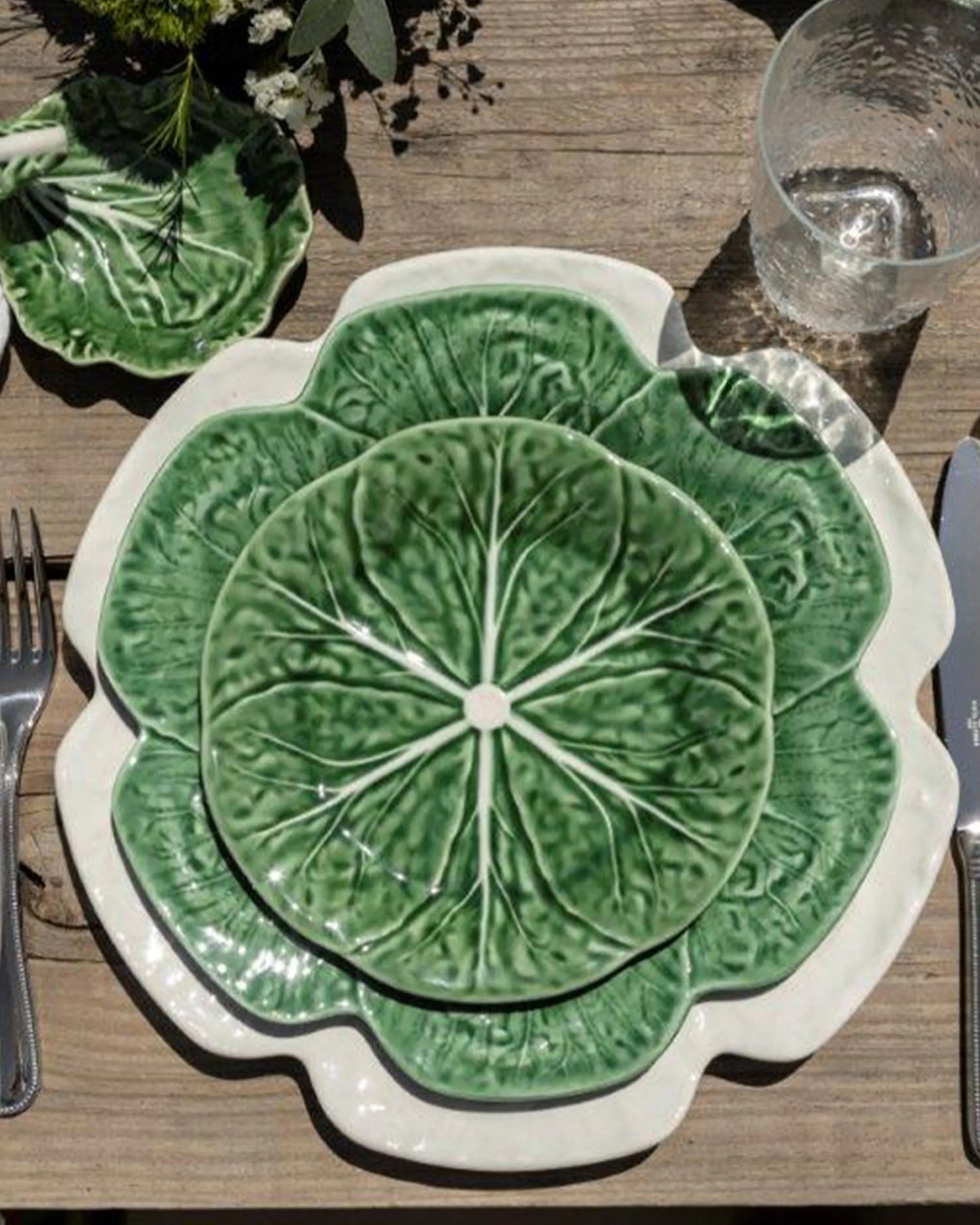 BORDALLO PINHEIRO Cabbage Plate 19 Natural