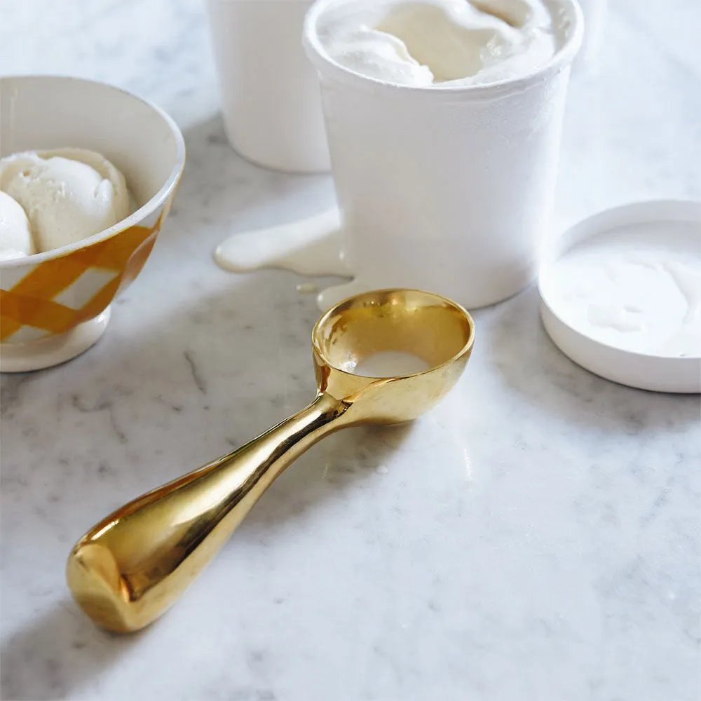 Brass Dessert Scoop