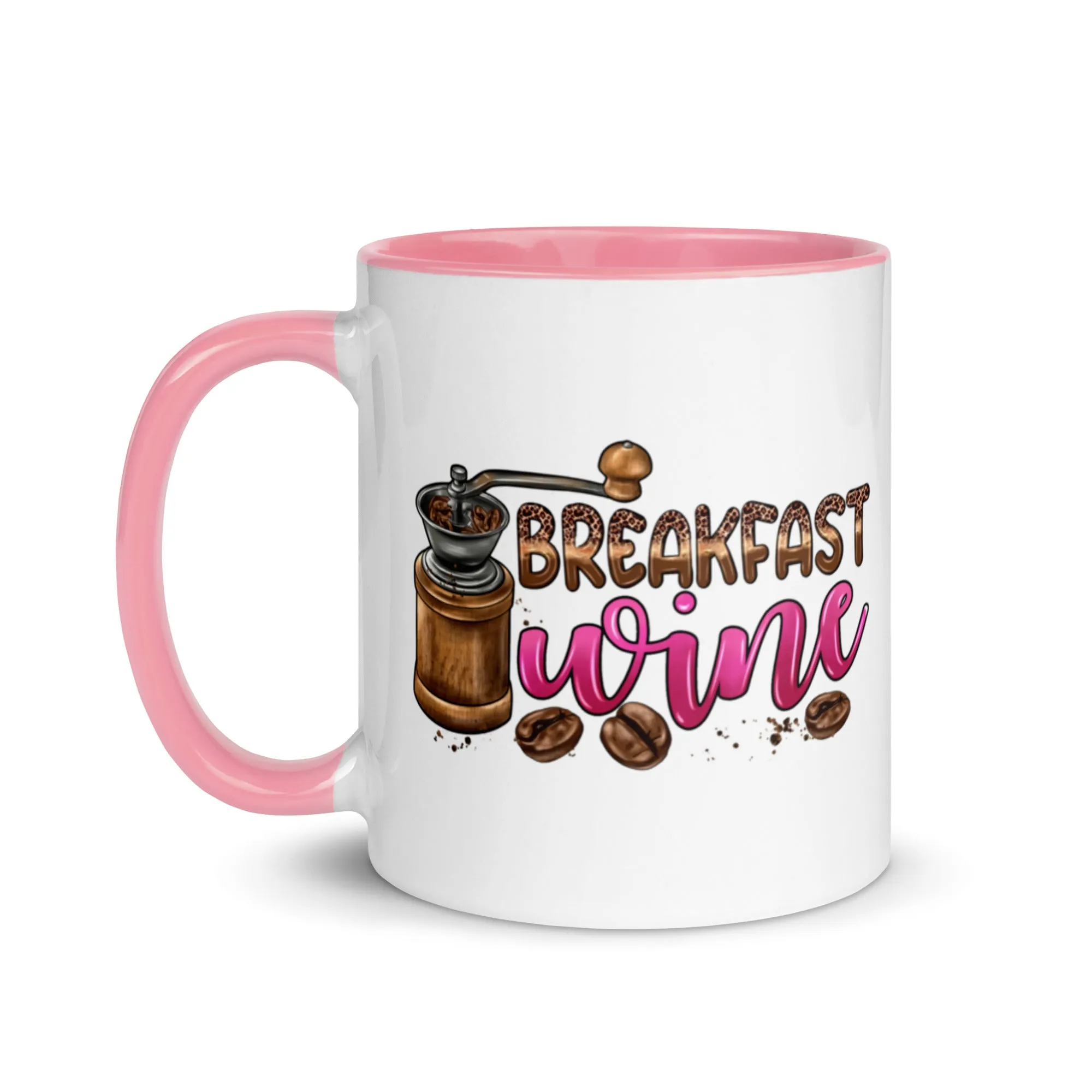 Breakfast Wine Mug with Color Inside