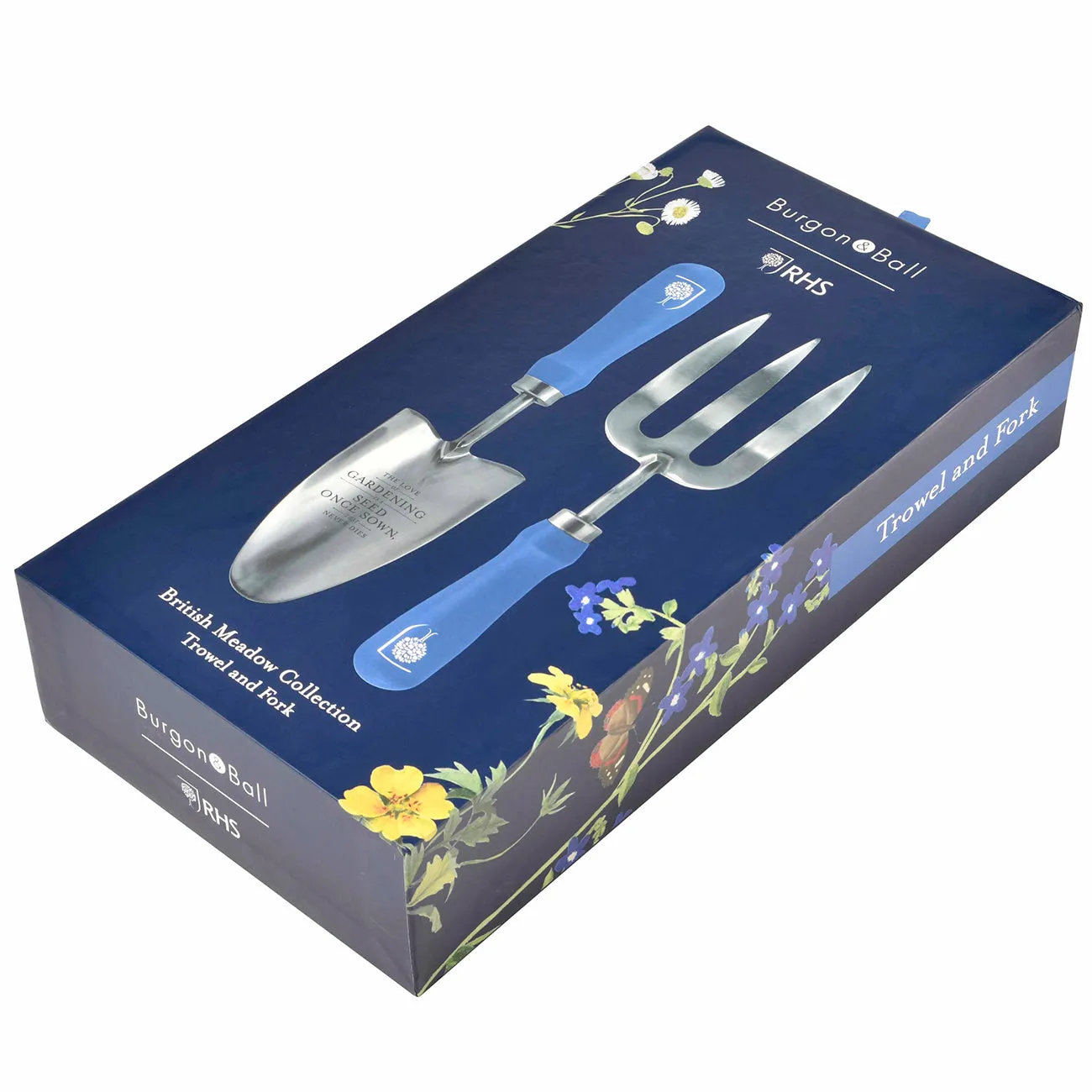 British Meadow Trowel and Fork Set