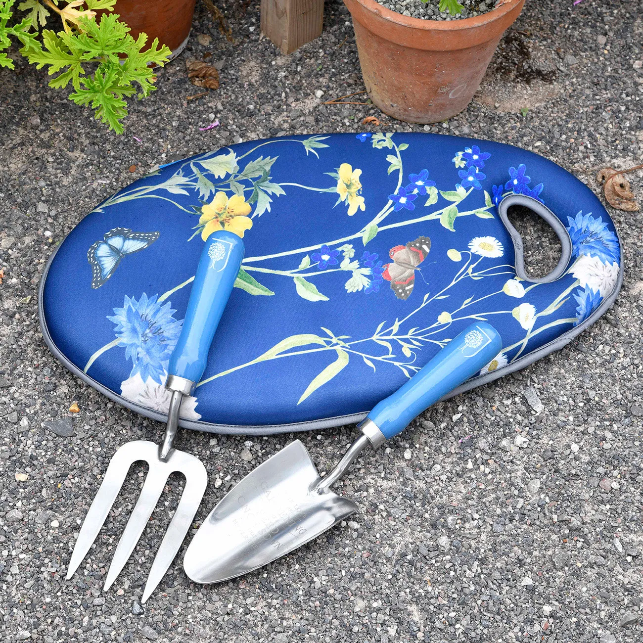 British Meadow Trowel and Fork Set