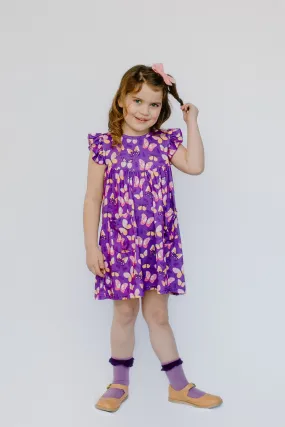 BUTTERFLY PEARL DRESS WITH POCKETS