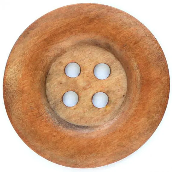 Button, wood, 50mm, four types