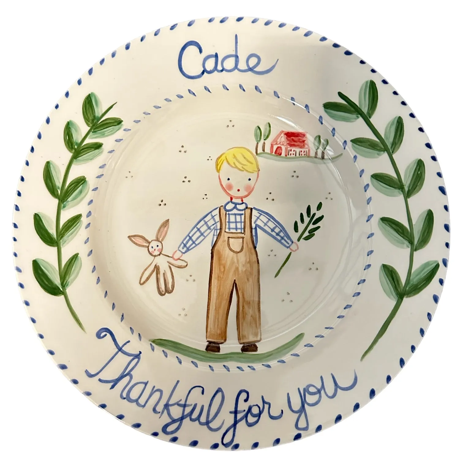 Cade Thankful for You plate