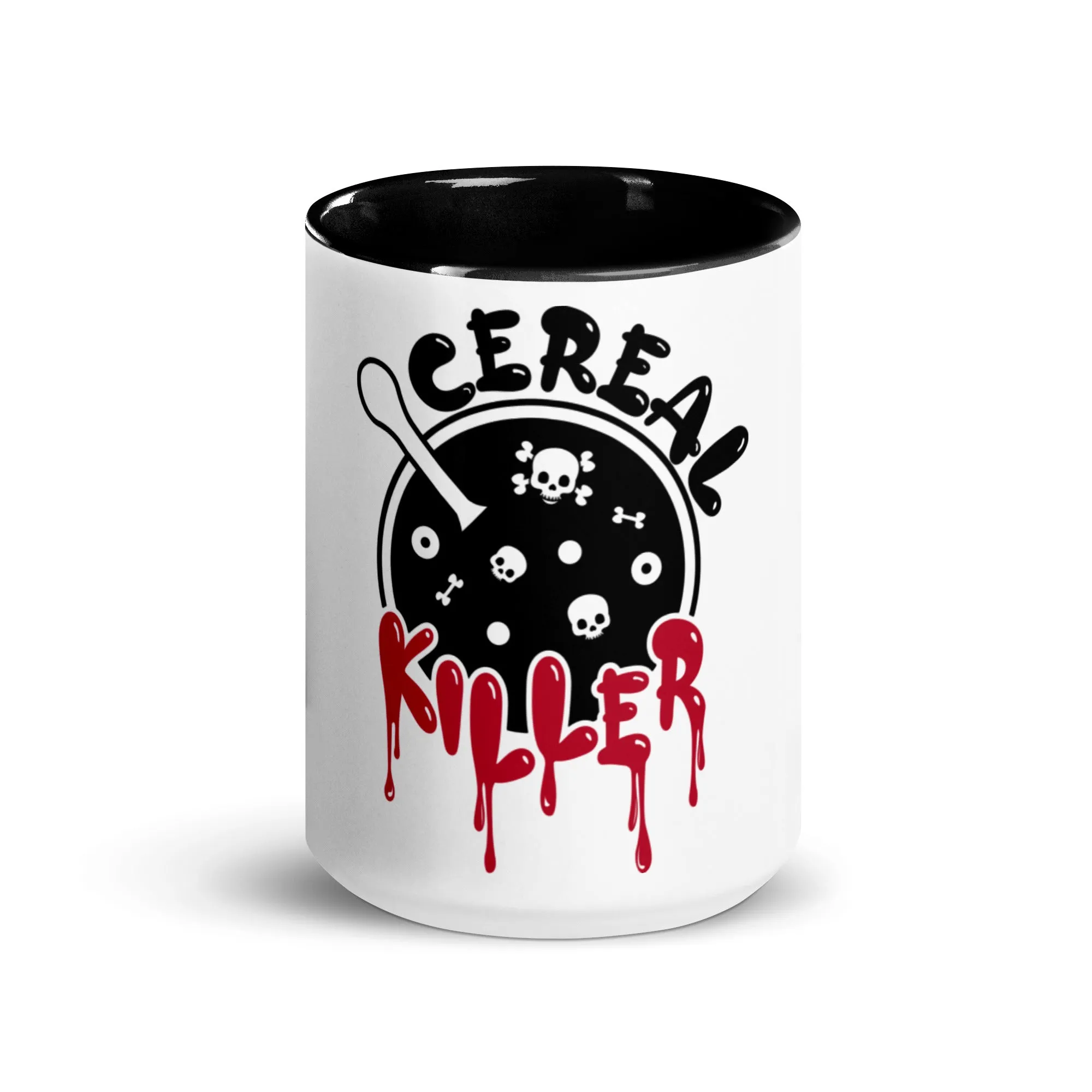 'Cereal Killer" Mug with Color Inside