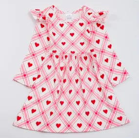 CHECKERED HEART DRESS