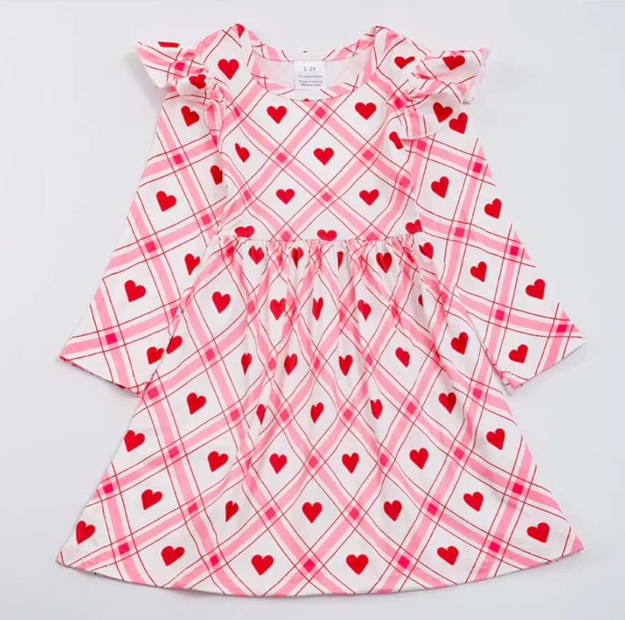 CHECKERED HEART DRESS