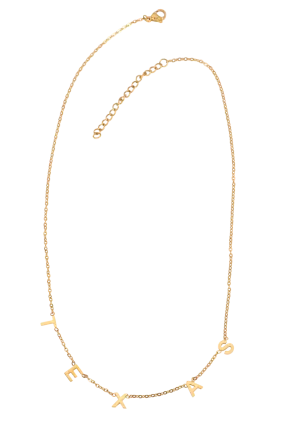 Christina Greene 18K Gold Texas Necklace