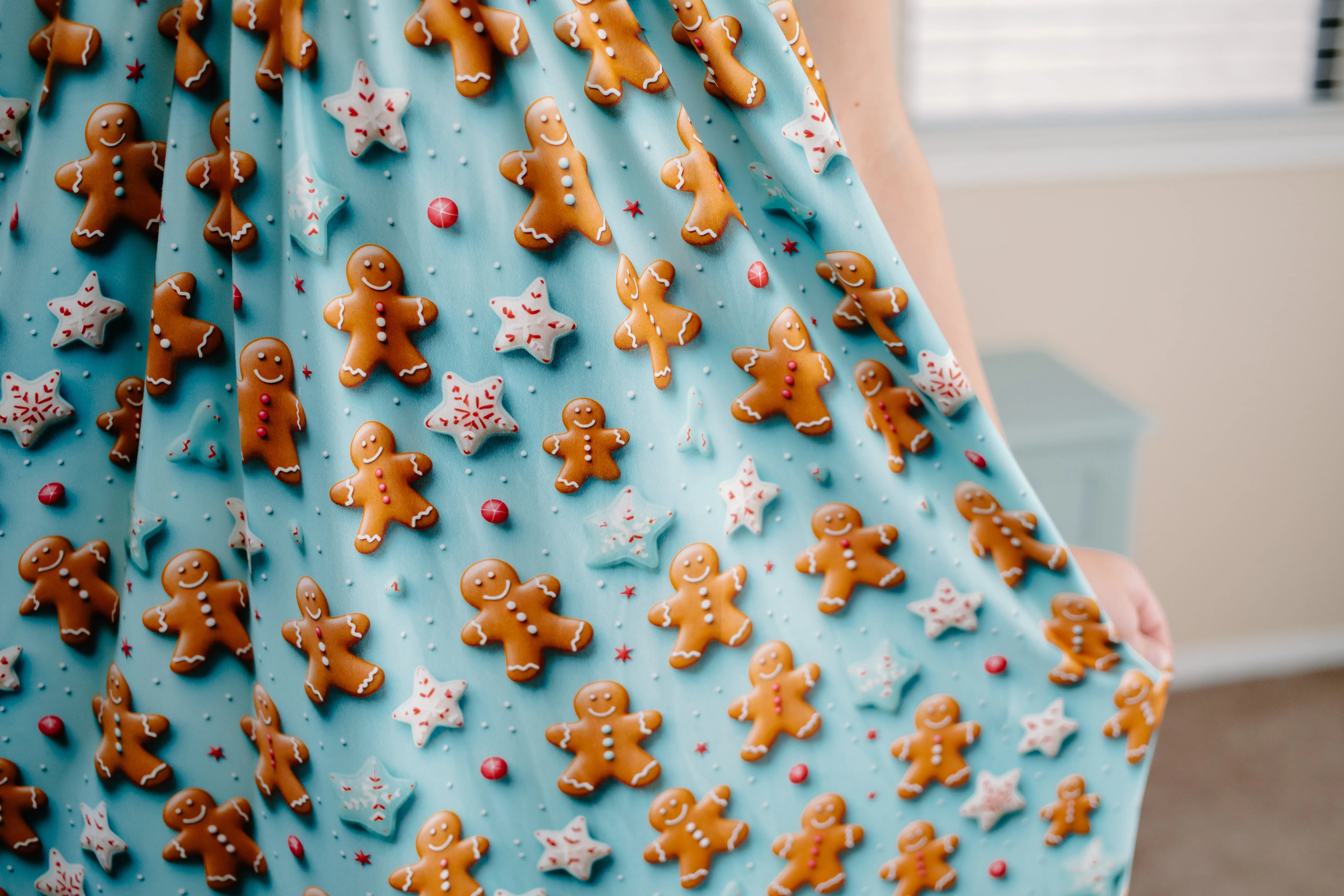 CHRISTMAS GINGERBREAD COOKIE NIGHTGOWN