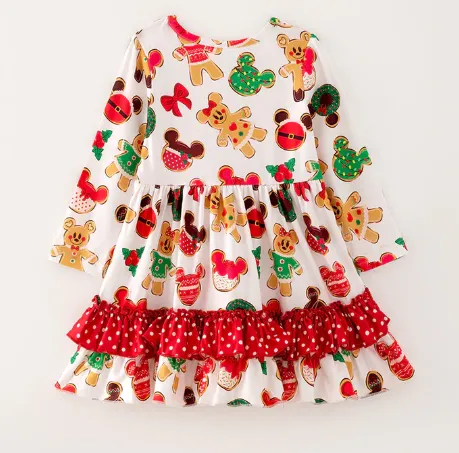 CHRISTMAS MAGICAL GINGERBREAD OOKIES DRESS