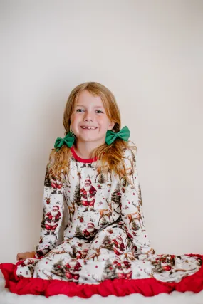 CHRISTMAS SANTA & REINDEER NIGHTGOWN