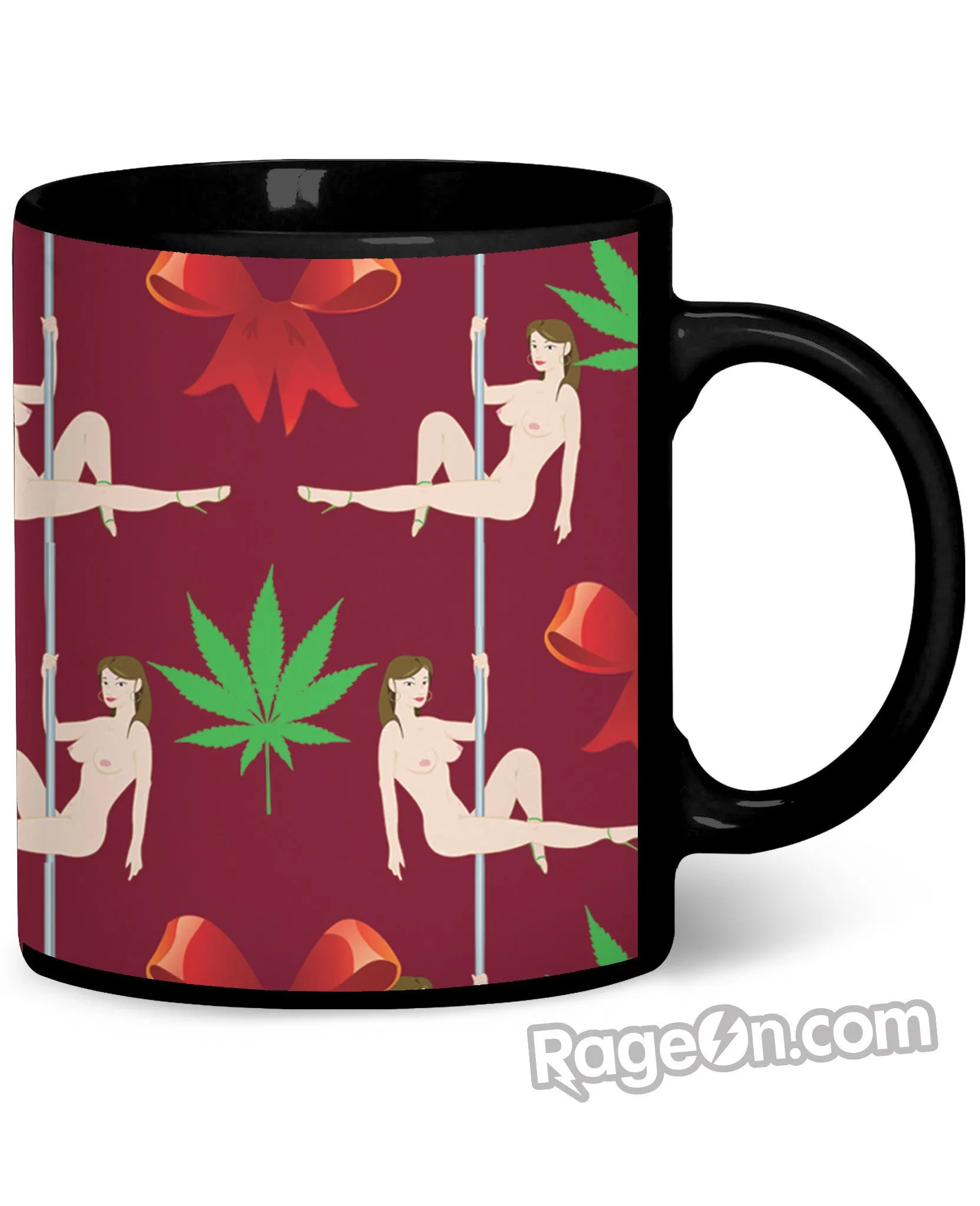 Christmas Stripper Coffee Mug