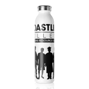 Coastline Veterans Resource Center Slim Water Bottle