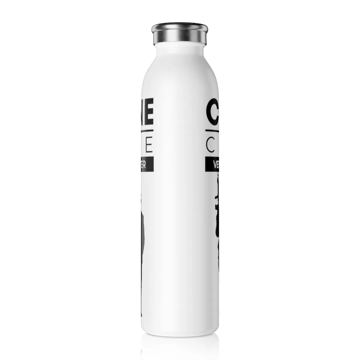 Coastline Veterans Resource Center Slim Water Bottle