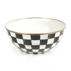 Courtly Check Enamel Everyday Bowl - Large