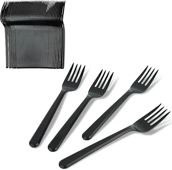 Disposable Fork Black 5.6g 1000pcs