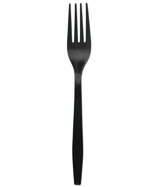 Disposable Fork Black 5.6g 1000pcs