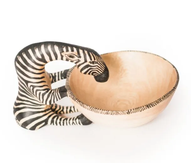 Drinking Zebra Bowl