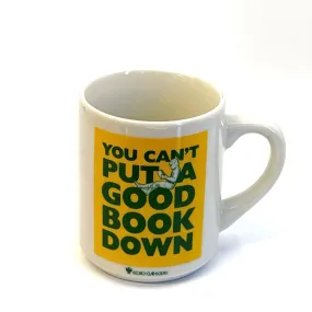 Econo-Clad Books | You Can’t Put A Good Book Down’ | Readers Ceramic Coffee Mug | Size: 10 fl oz