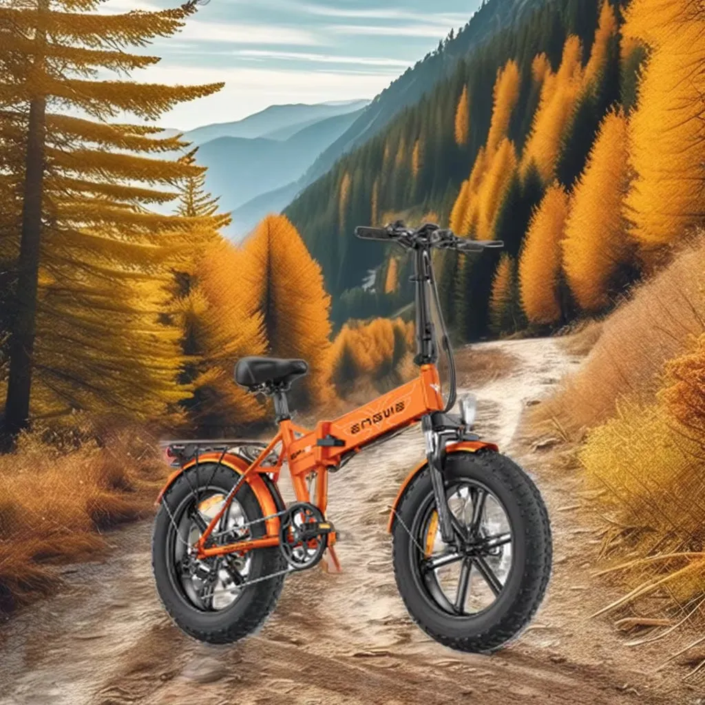 Electric Fat Bike with 48V 13Ah Lithium Battery Aluminum Alloy Frame Rear Hub Motor Disc Brake System down Tube Position