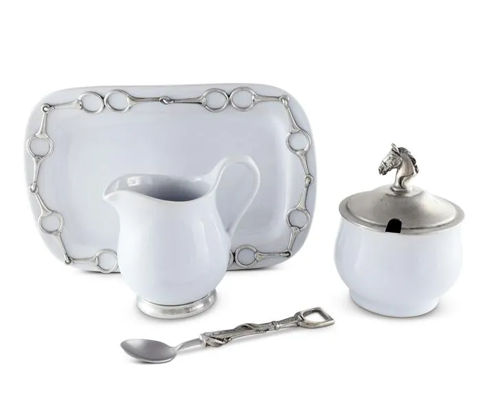 Equestrian Sugar and Cream Set