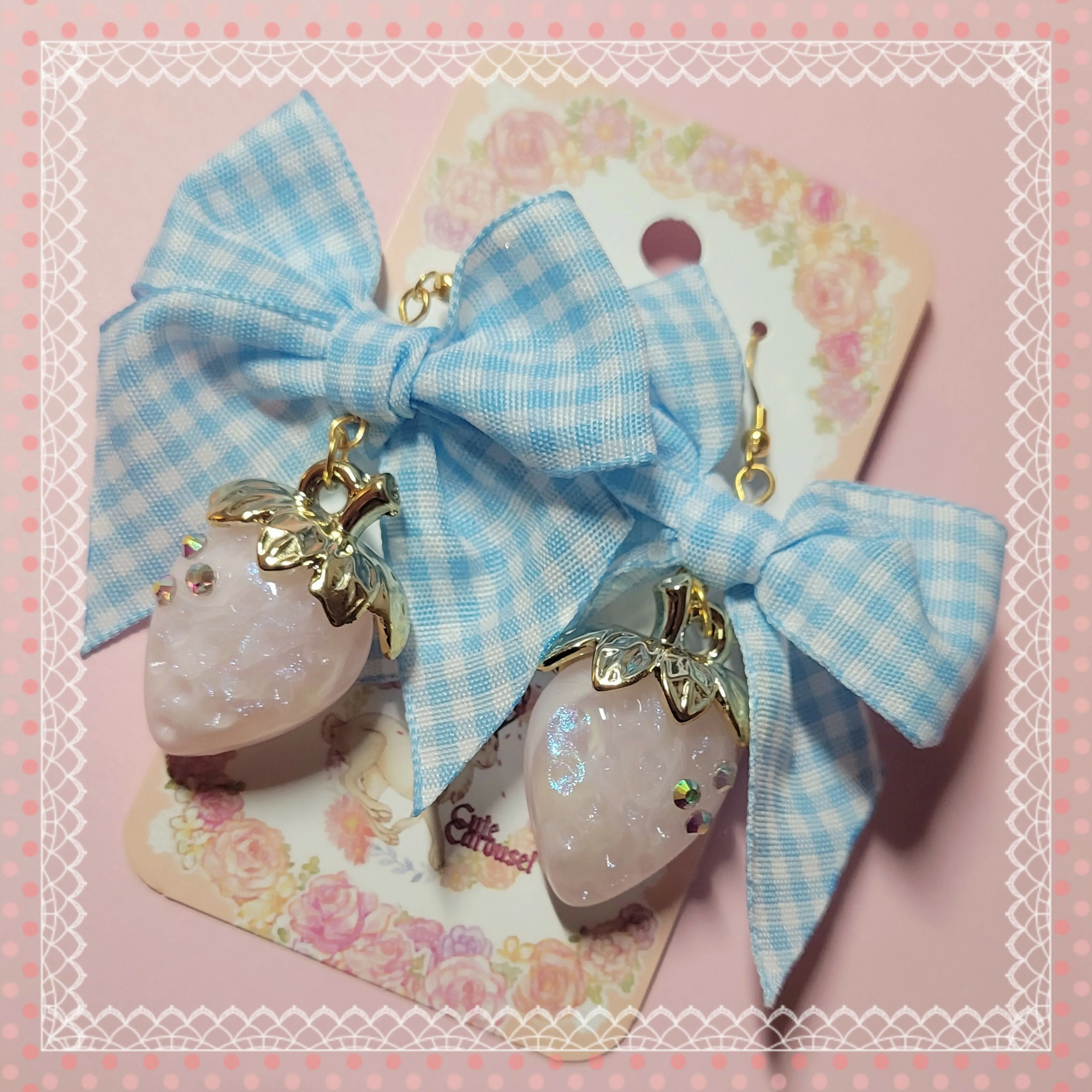 Fancy Strawberry Earrings