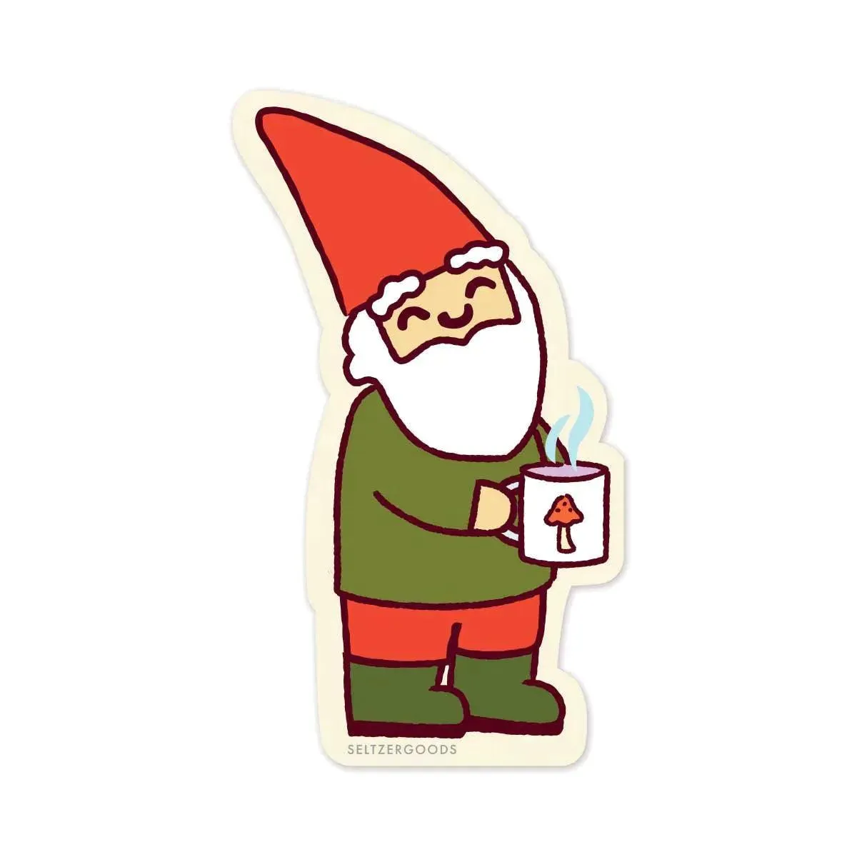 Gnome Mug | Vinyl Sticker