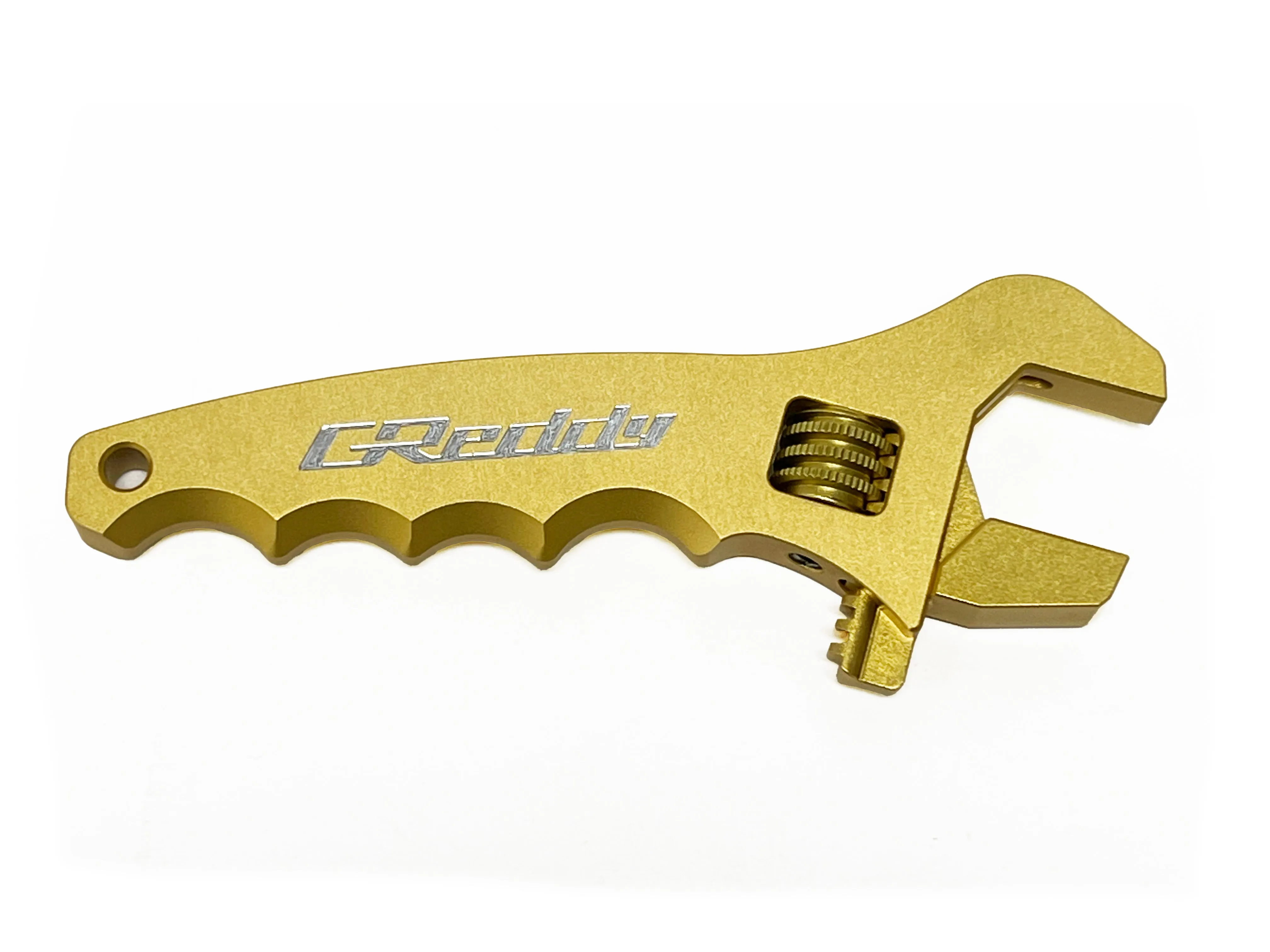 GReddy Adjustable AN Wrench V3 - Gold Anodized