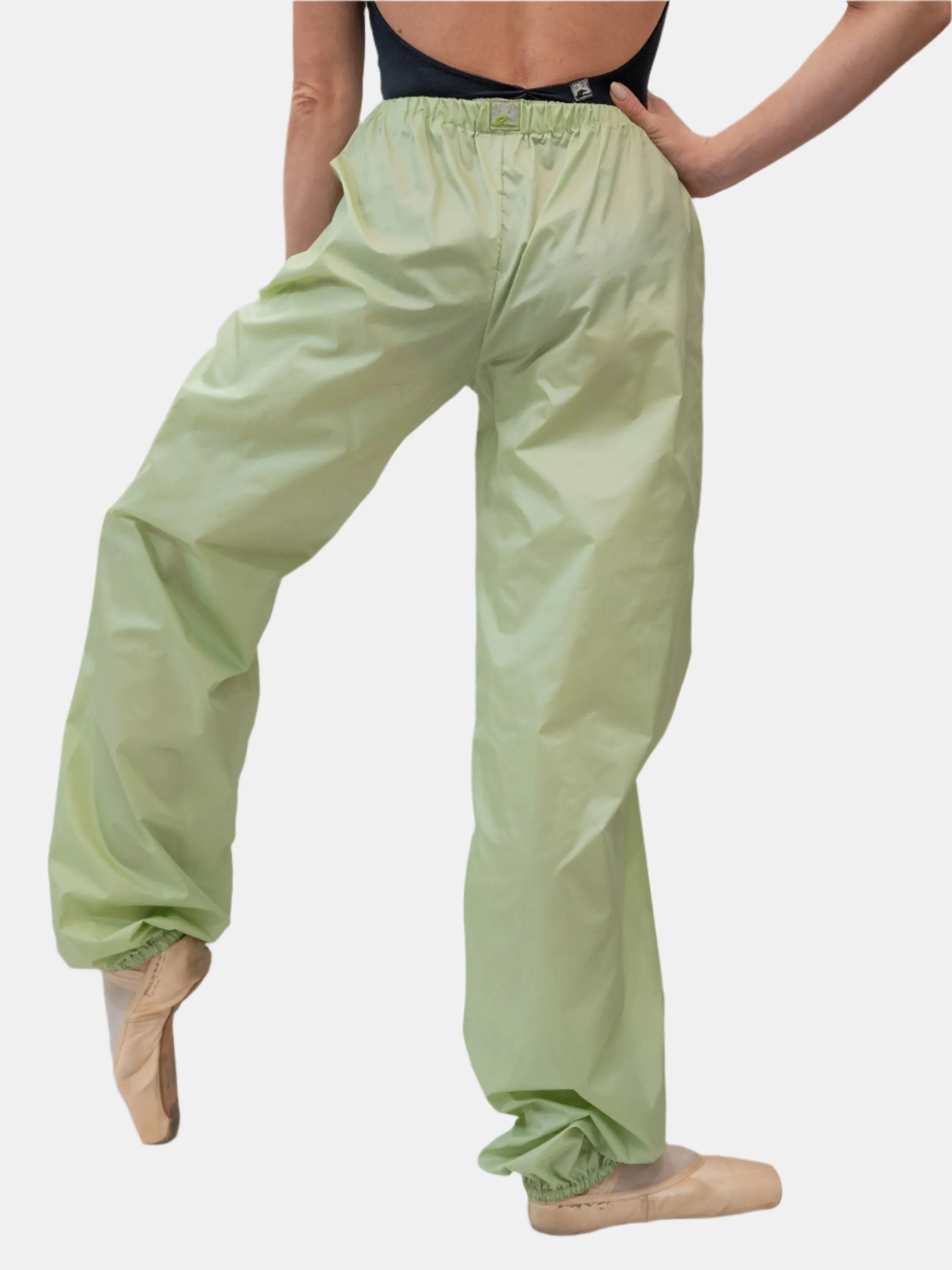 Green Apple Warm-Up Dance Trash Bag Pants MP5003