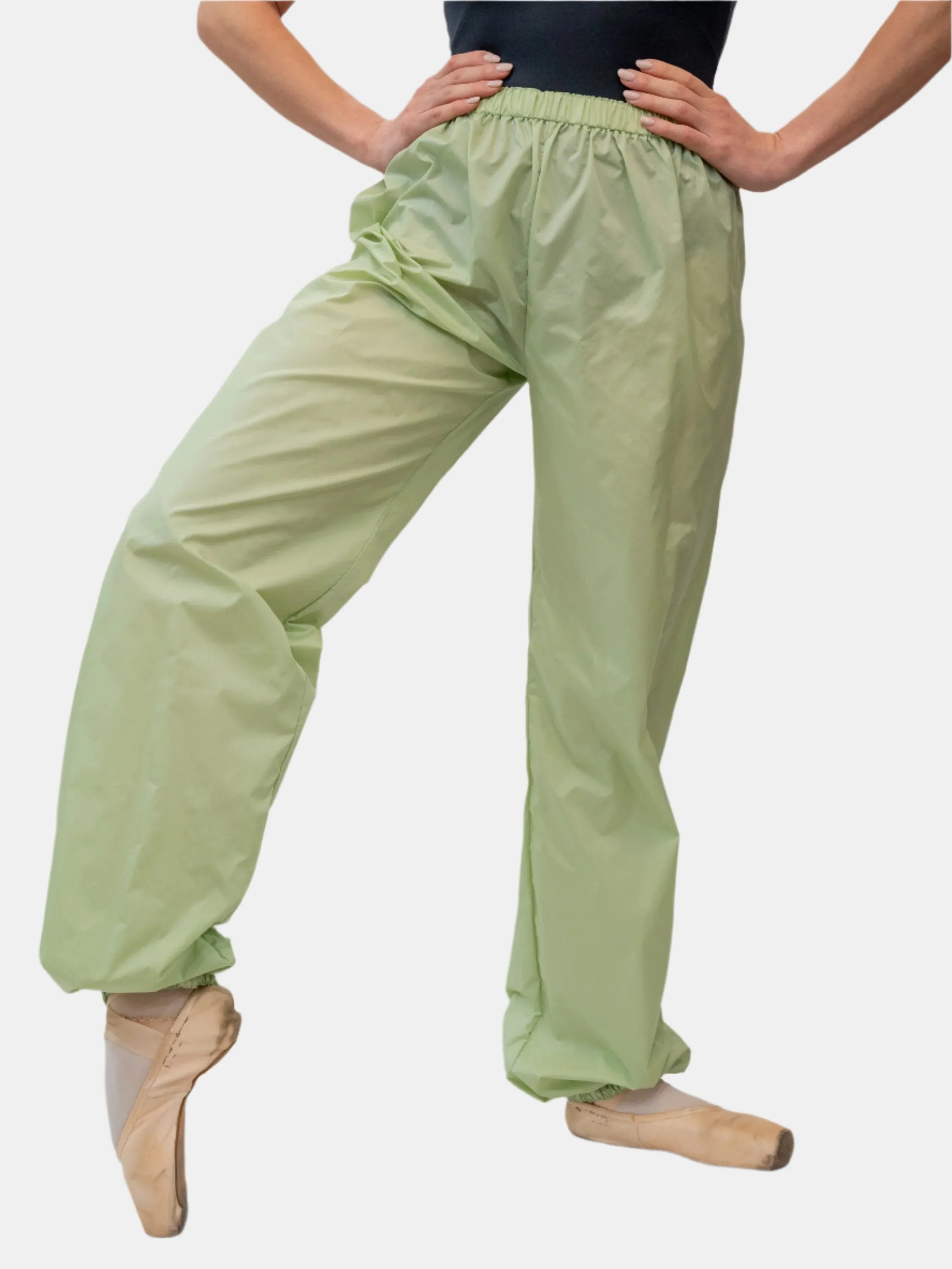 Green Apple Warm-Up Dance Trash Bag Pants MP5003