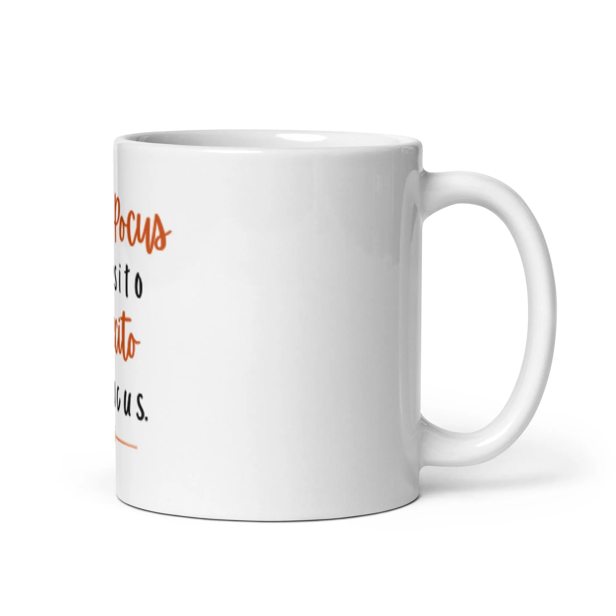 Hocus Pocus White glossy mug