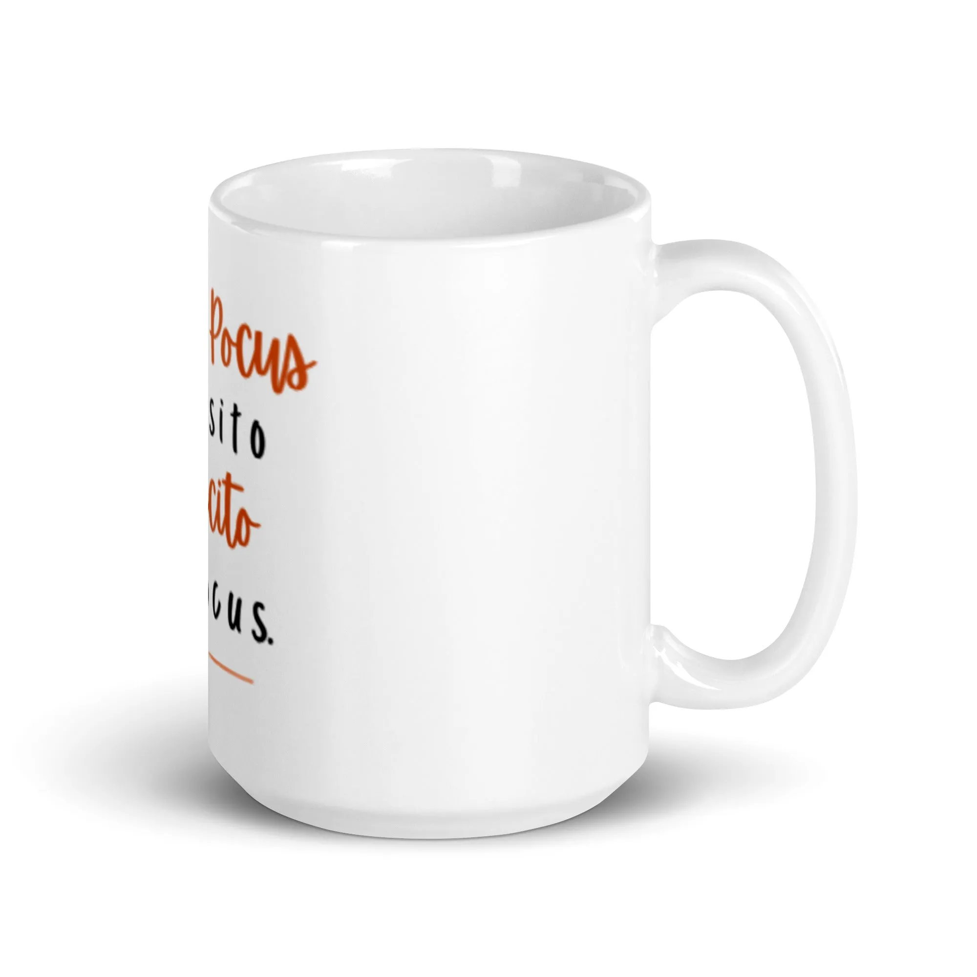 Hocus Pocus White glossy mug