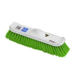 HYGIENE GRADE MEDIUM FILL BROOM HEAD 455MM - GREEN