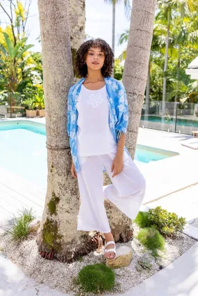 Lahaina Tropical Kimono Coverup