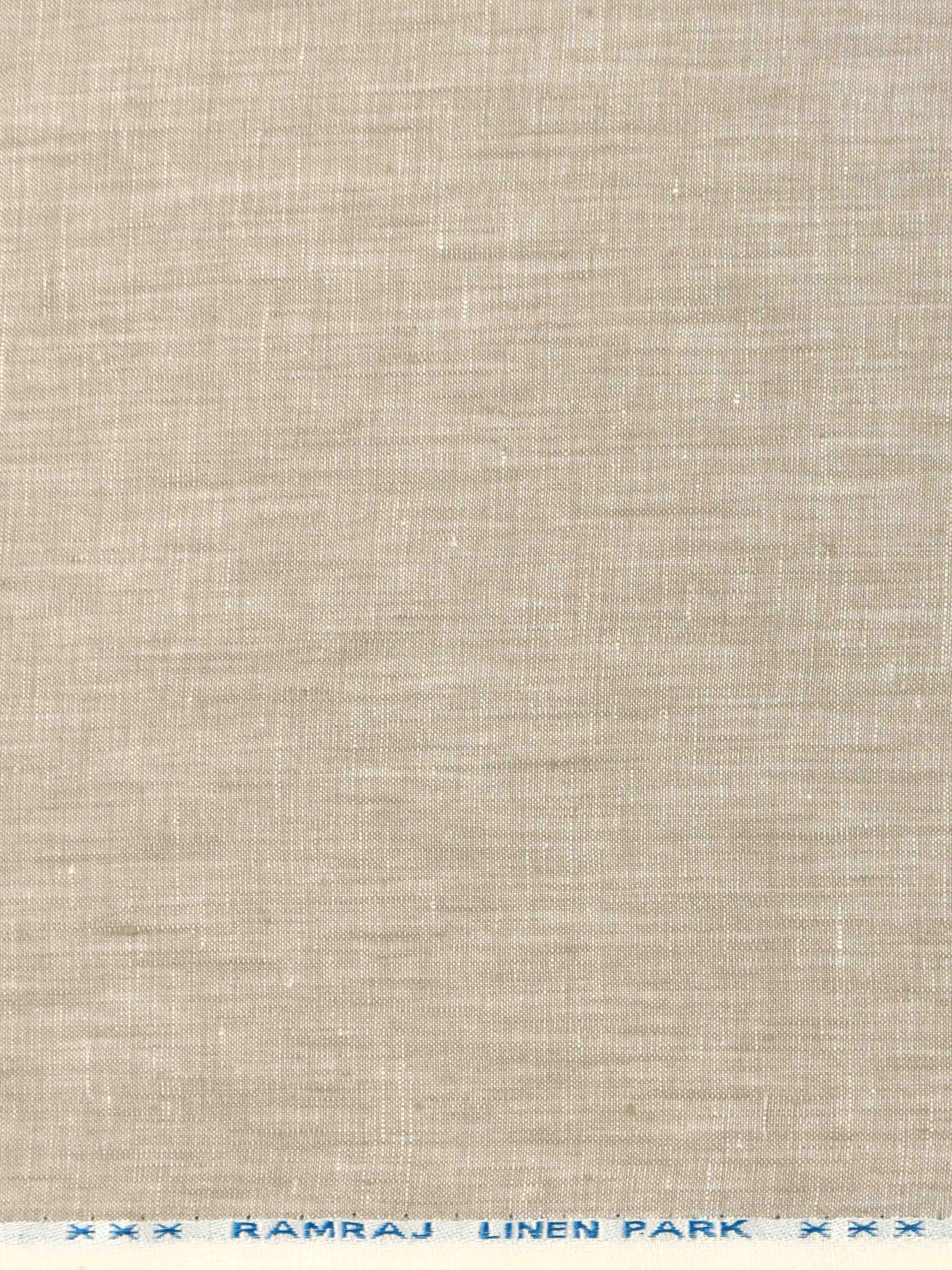 Linen Brooks Cream Suiting Fabric