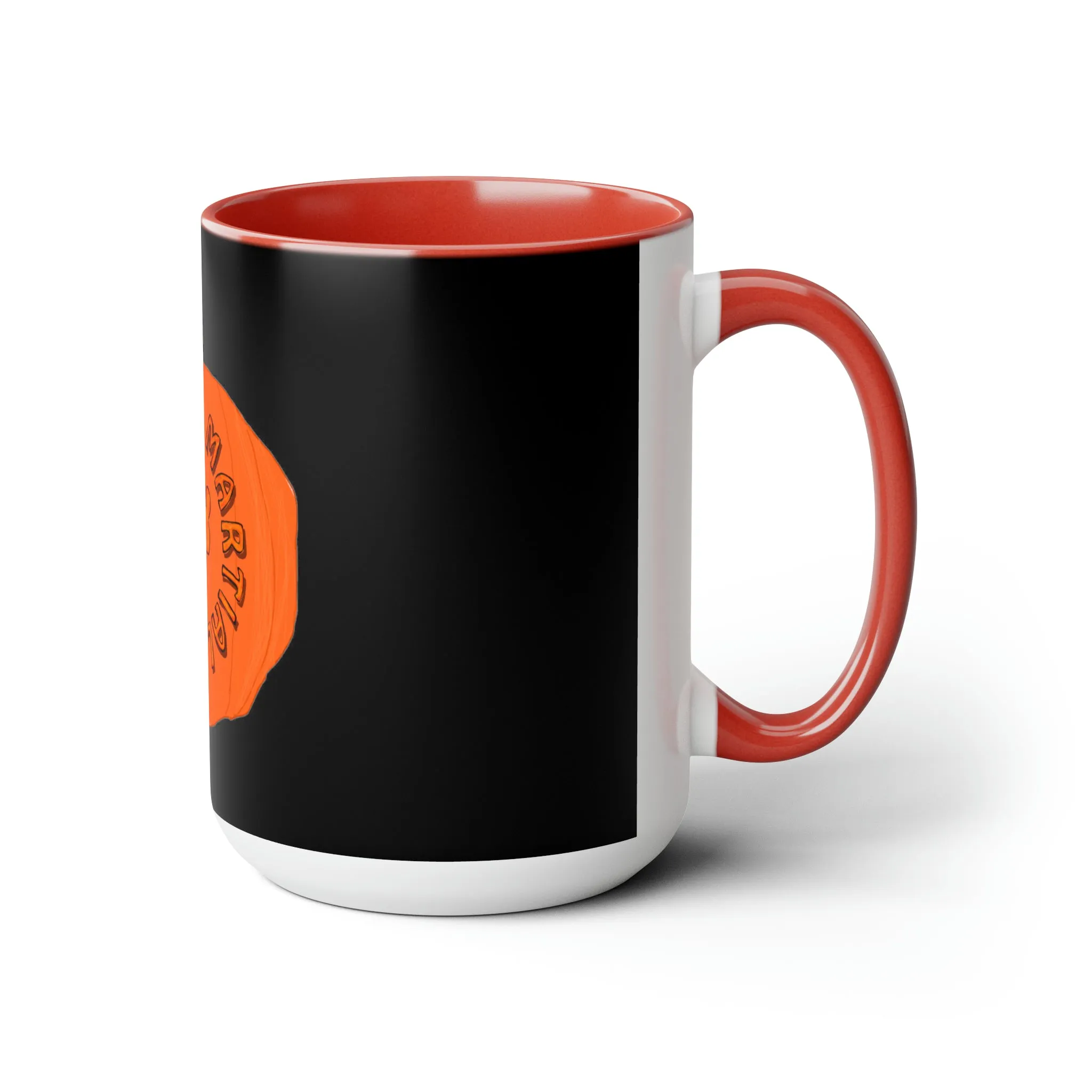 Link's Martial Arts Halloween Logo Two-Tone Coffee Mugs, 15oz