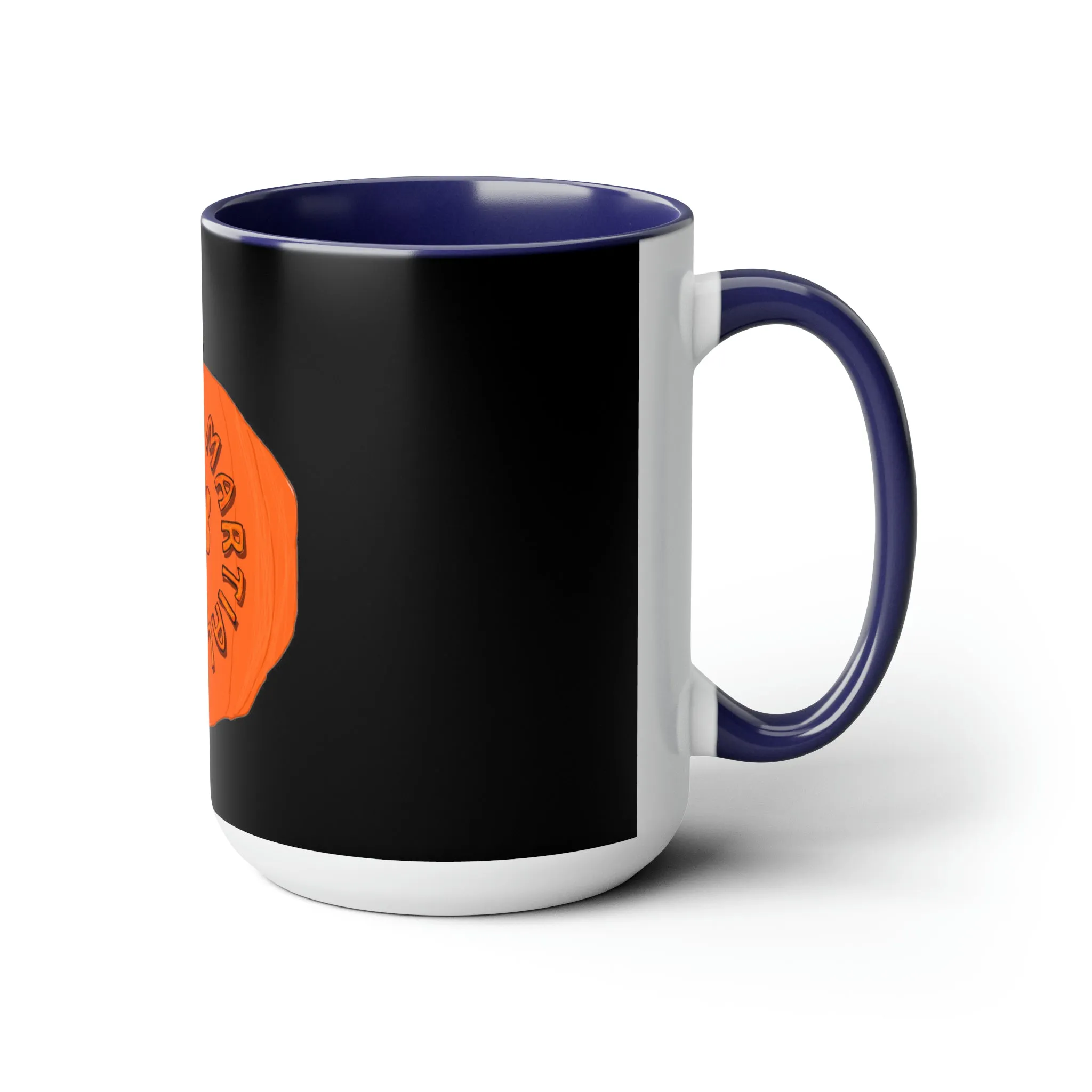 Link's Martial Arts Halloween Logo Two-Tone Coffee Mugs, 15oz