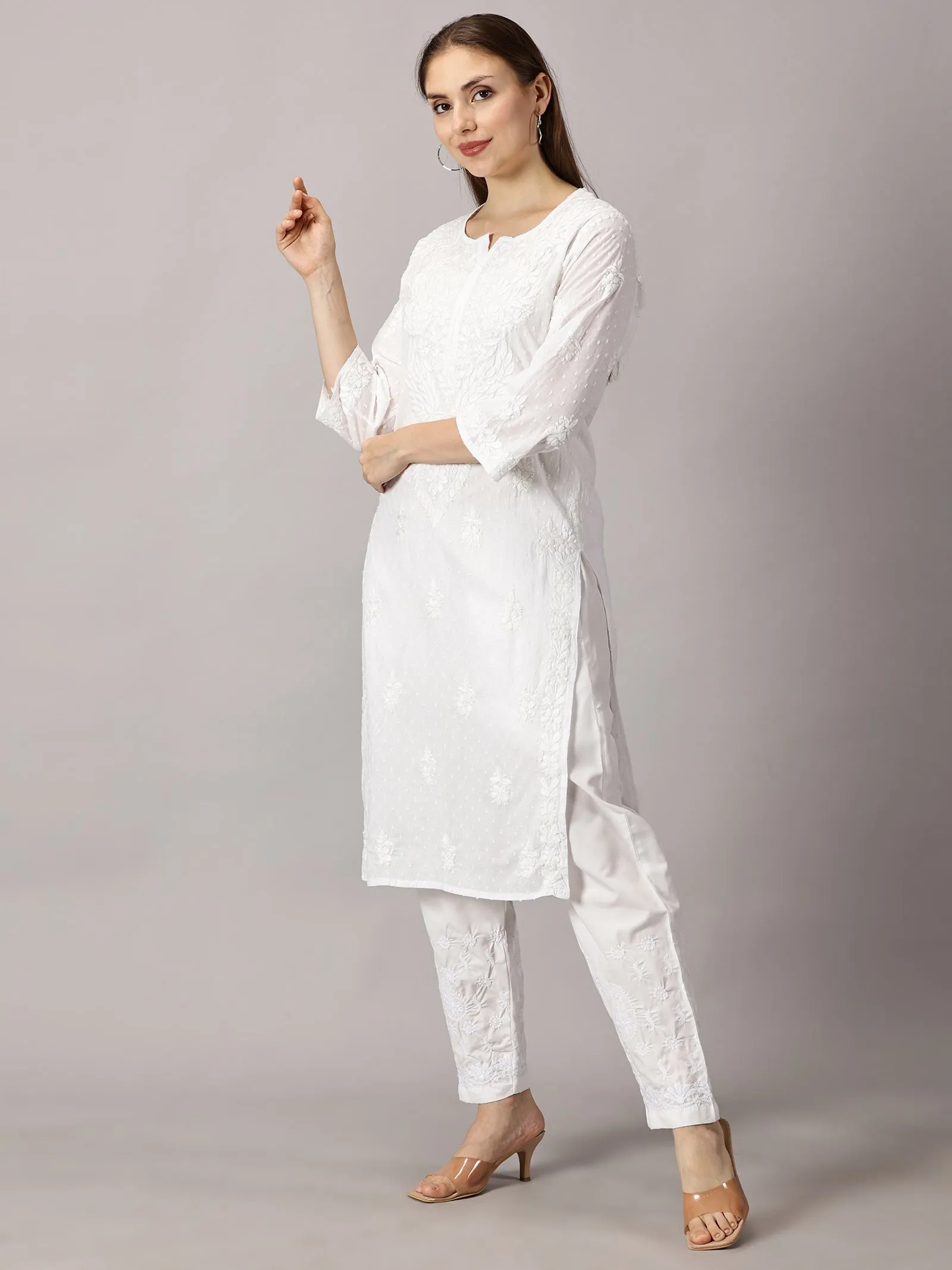 LONG COTTON KURTA