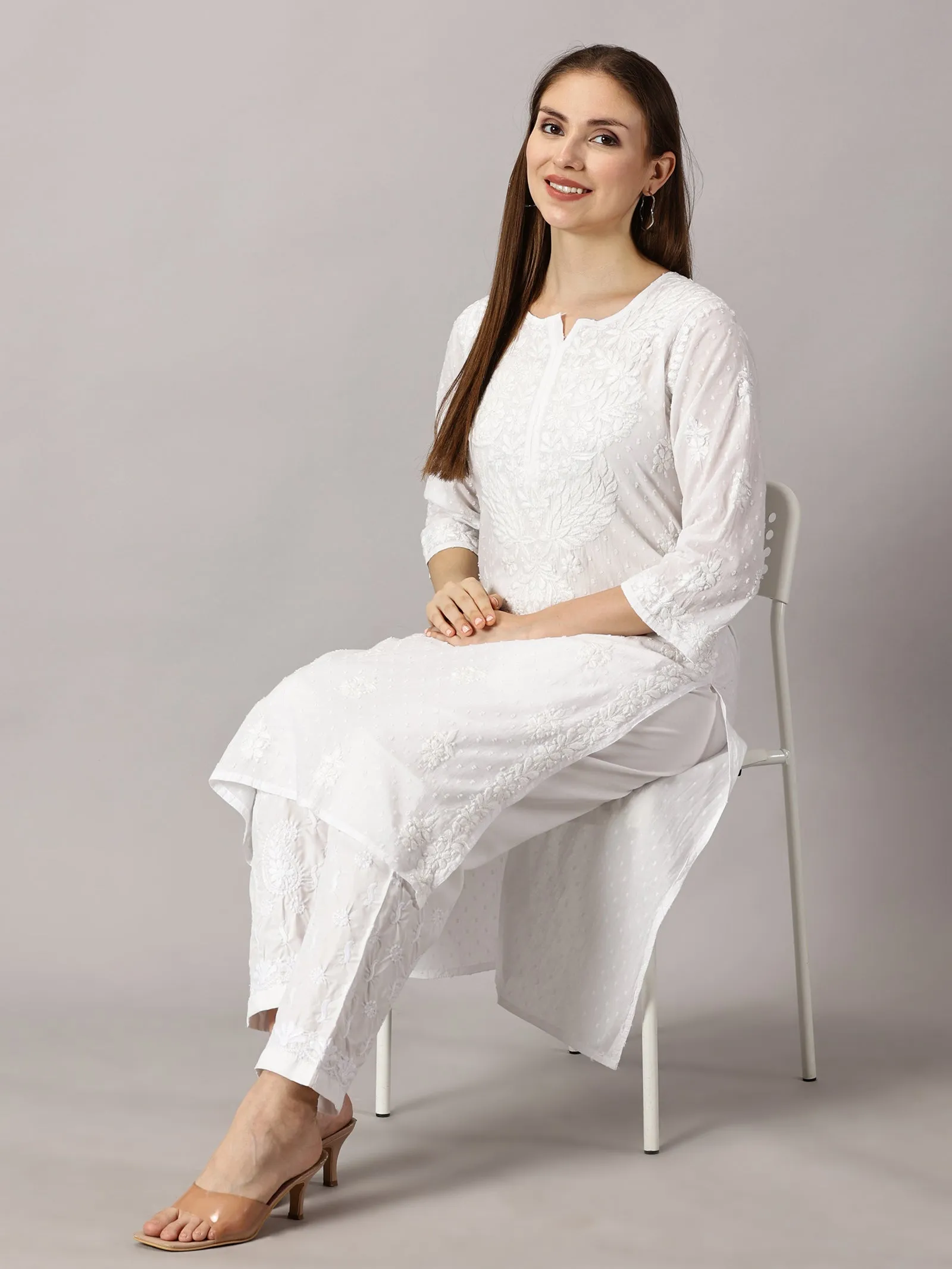 LONG COTTON KURTA